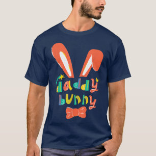 Cute Daddy Bunny Family Easter For Dads T-Shirt