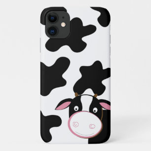 Cute Dairy Cow Black White Cows Pattern Case-Mate iPhone Case