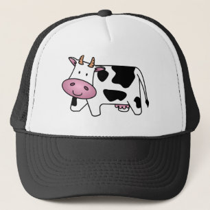 Cute Dairy Cow Trucker Hat
