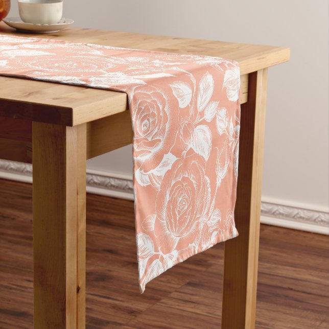 Cute Daisy floral Short Table Runner (In Situ)
