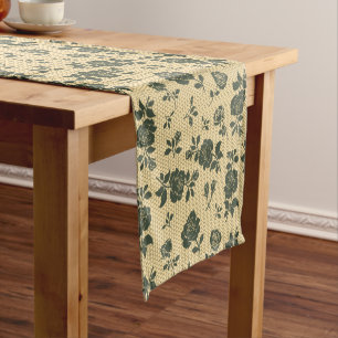 Cute Daisy floral Short Table Runner
