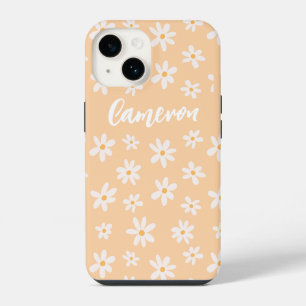 Cute Daisy Flower Pattern iPhone 14 Case