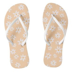 Cute Daisy Flower Pattern Jandals