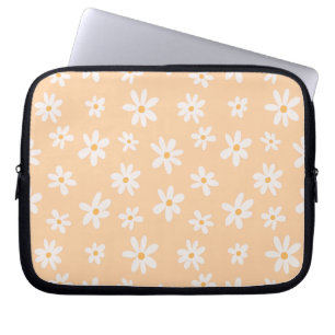 Cute Daisy Flower Pattern Laptop Sleeve