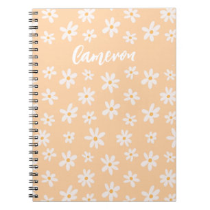 Cute Daisy Flower Pattern Notebook