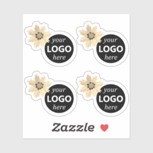 Cute Daisy Flower Sunflower Logo Image Template
