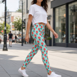 Cute Daisy Pattern Leggings