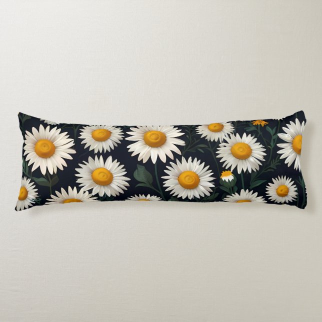 Cute Daisy Patterns  Body Cushion (Front)