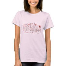 Cute daisy wildflower botanical floral T-Shirt