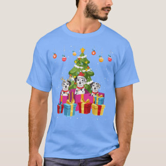 Cute Dalmatian Dog Christmas Tree Decorations  T-Shirt