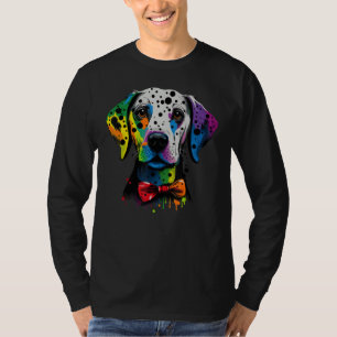 Cute Dalmatian Dog on Dalmatian 2 T-Shirt