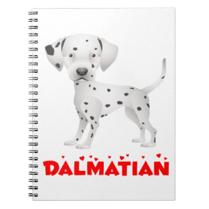 Cute Dalmatian Mum Puppy Dad Dog Lover Notebook