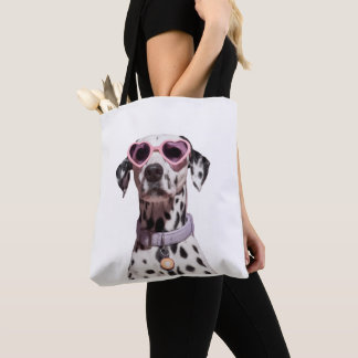 🐾💗 Cute Dalmatian Tote Bag
