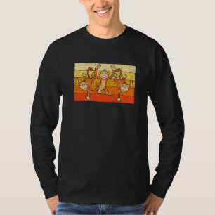 Cute Dance Monkey Adult Wild Animal 1 T-Shirt