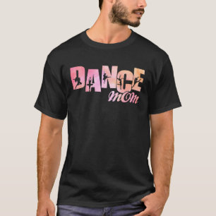 Cute Dance Mum Tie Dye Dancer Mum Mother's Day Ret T-Shirt