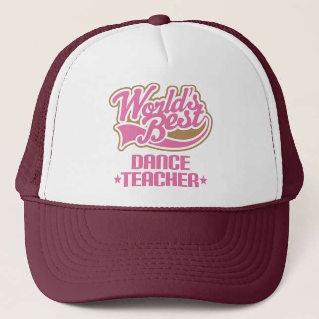 Cute Dance Teacher Trucker Hat (Front)