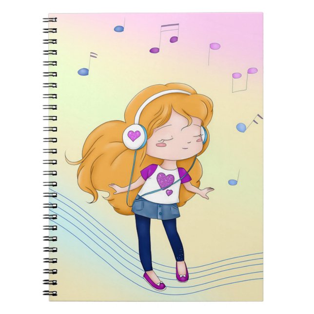 Cute Dancer Notebook (Front)
