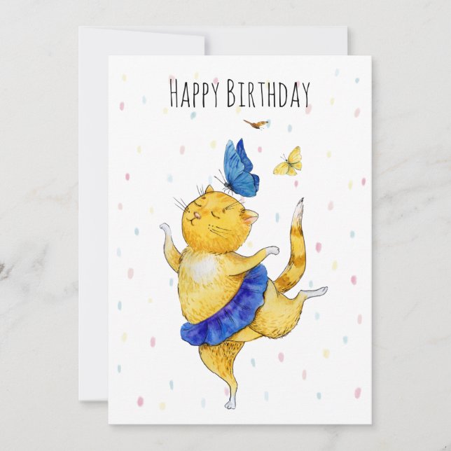 Cute Dancing Cat (Front)