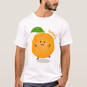 Cute dancing orange citrus fruit T-Shirt