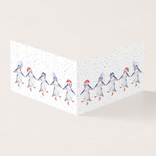 Cute Dancing Penguins Christmas
