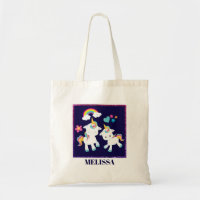 Cute Dancing Unicorns Magical Rainbow & Stars