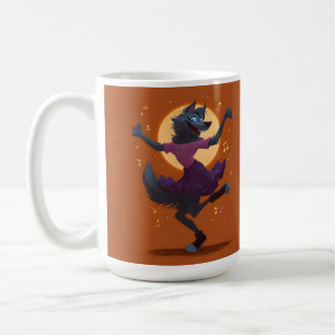 Cute Dancing Werewolf Coffee Mug