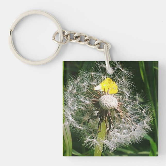 Cute dandelion key ring (Front)