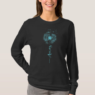 Cute Dandelion Saying Astrology Flower Zodiac Arie T-Shirt