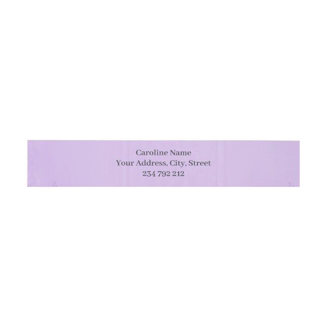 Cute Dark Fairy with Bat Wings. Invitation Belly Band (Flat)