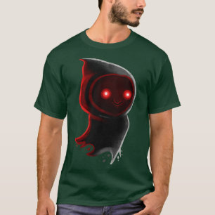 Cute Dark Kawaii Chibi Red Eyes Halloween T-Shirt