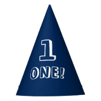 Cute dark navy blue custom number year birthday