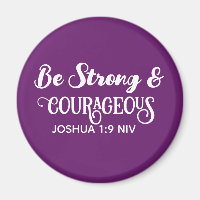 Cute Dark Purple Strong and Courageous Simple