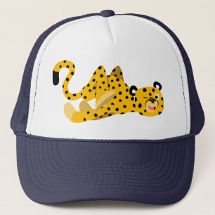 Cute Dashing Cartoon Cheetah Hat