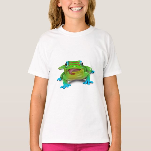 Cute DAY GECKO T-Shirt (Front)