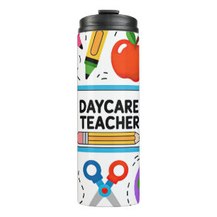 Cute Daycare Teacher Thermal Tumbler