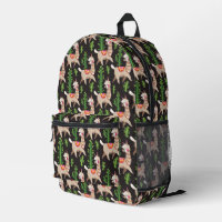 Cute Decorated Llamas Pattern