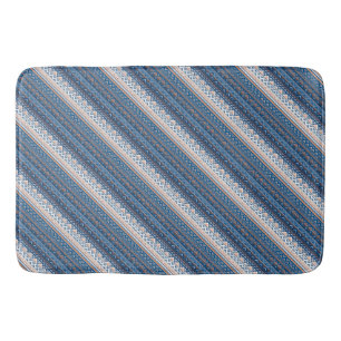 Cute decorative ukrainian patterns design bath mat