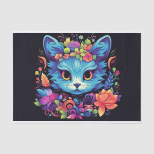 Cute Decoupage cat lovers Tissue Paper 