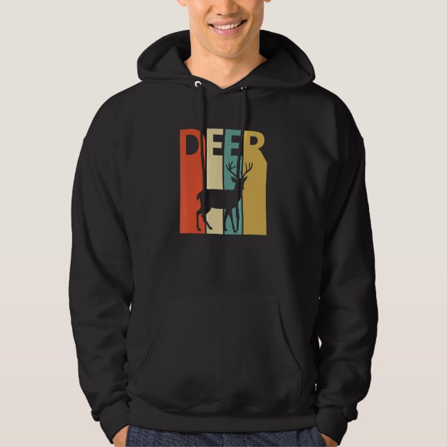 Cute Deer Animal Hoodie (Front)