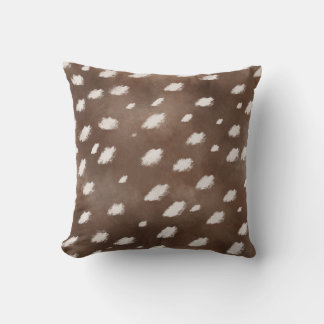 Cute Deer Animal Print Woodland Spotted Cushion