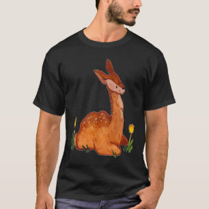 Cute Deer Baby Fawn Fun Symbol of Purity and Gent T-Shirt