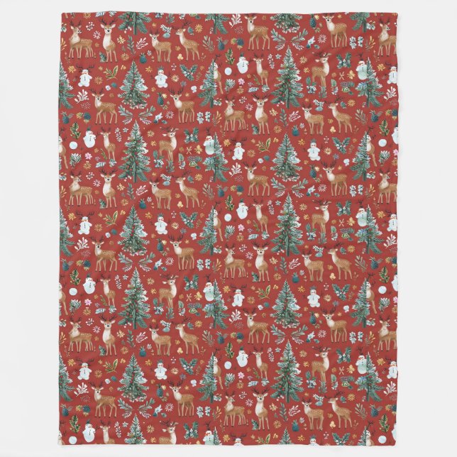 cute deer blanket (Front)