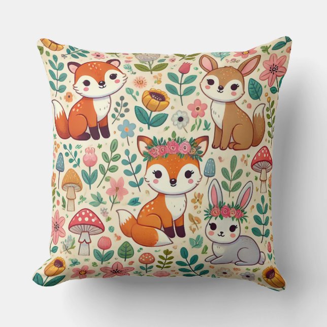 cute deer cushion (Front)