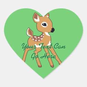 Cute Deer Fawn Stickers