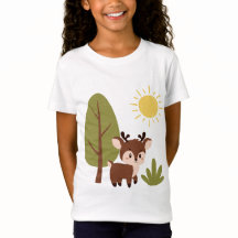 Cute deer in the forest