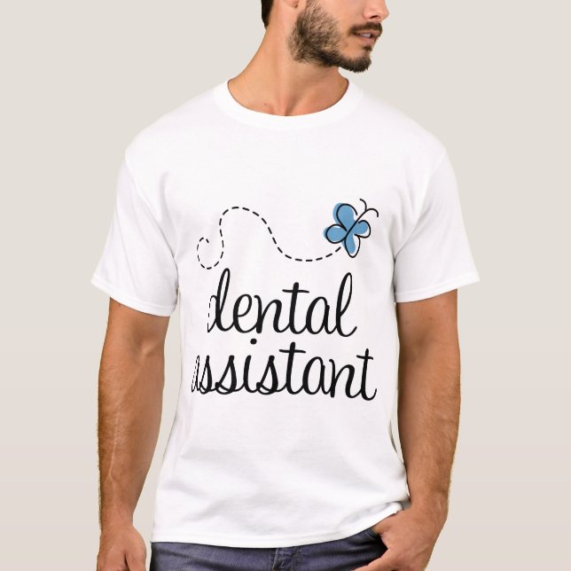Cute Dental Assistant T-Shirt (Front)