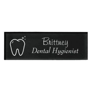Cute Dental Hygienist RDH Name Tag