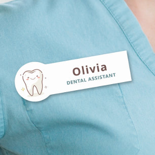 Cute Dental Office Staff Name Tag