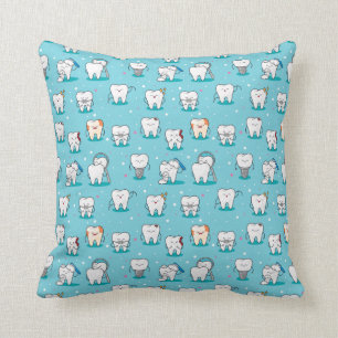 Cute Dental Pattern Cushion