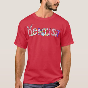 Cute Dentist Bunny Happy Easter Matching Group Par T-Shirt